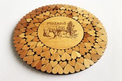 Finland Trivets with reindeer & bear