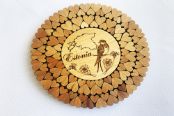 Mosaic trivet Estonia