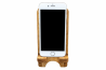 Oak wooden phone stand