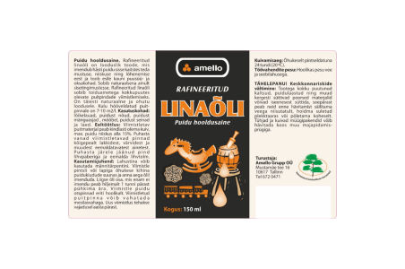 Refined linseed oil 150ml