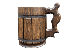 Beer mug with metal inside...
