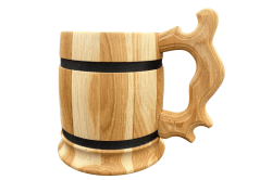 Beer mug with metal inside 0,5 L