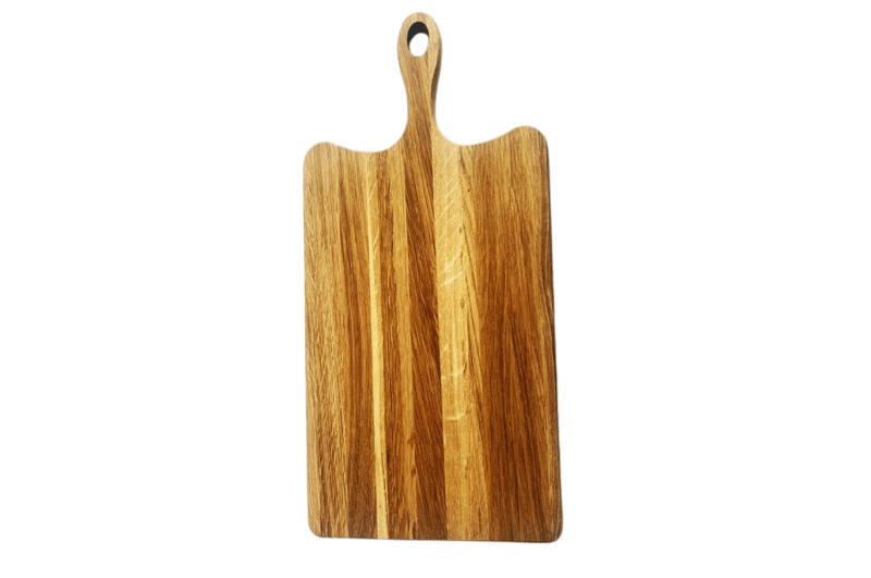 Oak cutting board with handle 21x39 cm