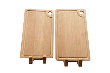 Long beech cutting board