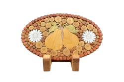 Trivets with pears & hedgehog 18,5 x 30,5 cm