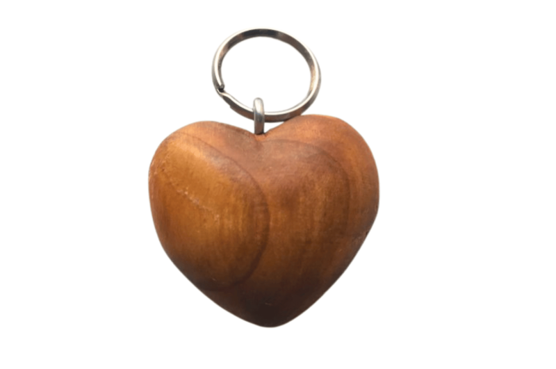 Heart shaped keychain