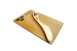Sandwich board with butter knife Sweden