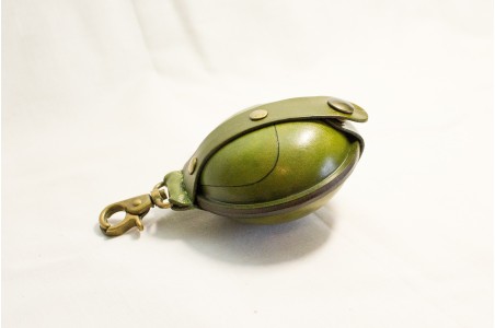 Leather coin bag