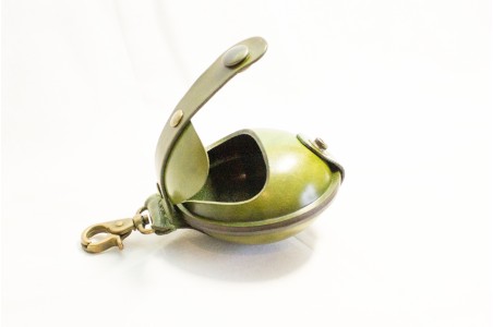 Leather coin bag