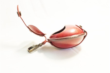 Leather coin bag