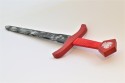 Sword with a red hilt