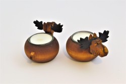 Moose candle holder