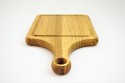 Oak cutting board with handle 20x35 cm
