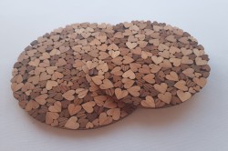 Trivet with little hearts